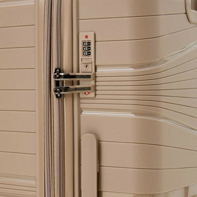 Чемодан Mironpan M Бежевый