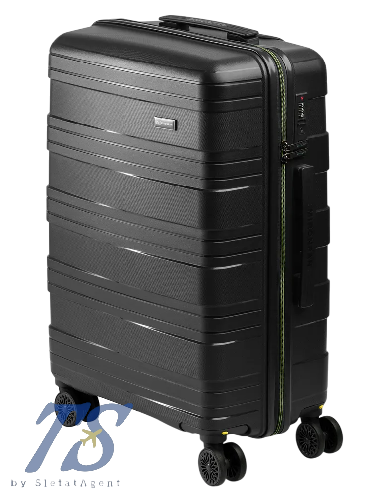 Чемодан Mironpan W Черный M