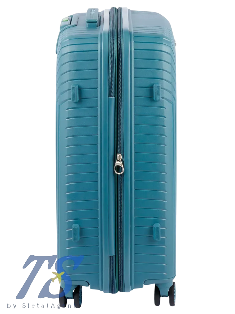 Чемодан Mironpan Y Бирюзовый M