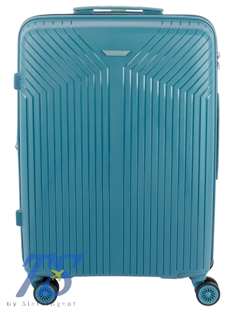 Чемодан Mironpan Y Бирюзовый M