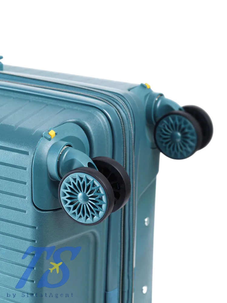 Чемодан Mironpan Y Бирюзовый M