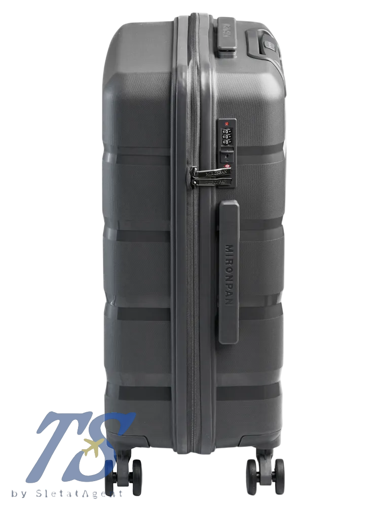 Чемодан Mironpan E Серый M