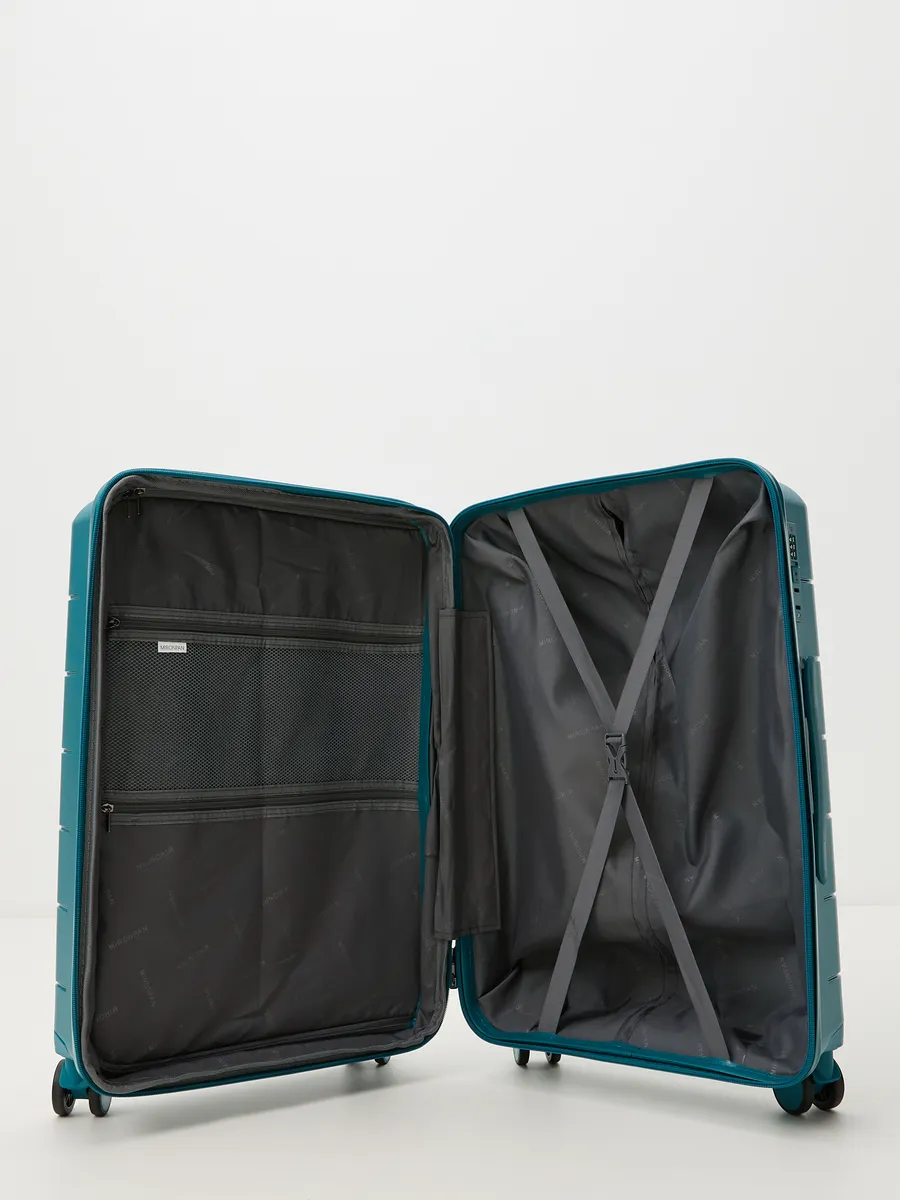 Чемодан Mironpan M Бирюзовый