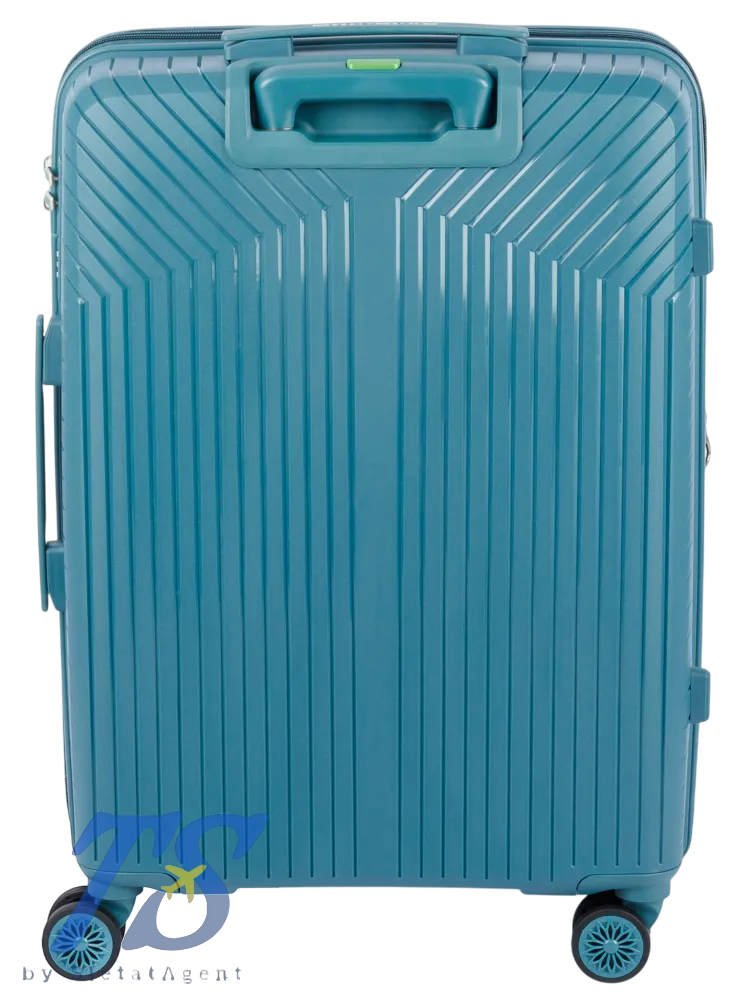 Чемодан Mironpan Y Бирюзовый M