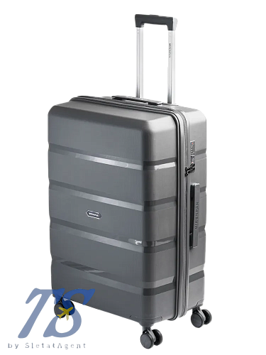 Чемодан Mironpan E Серый M