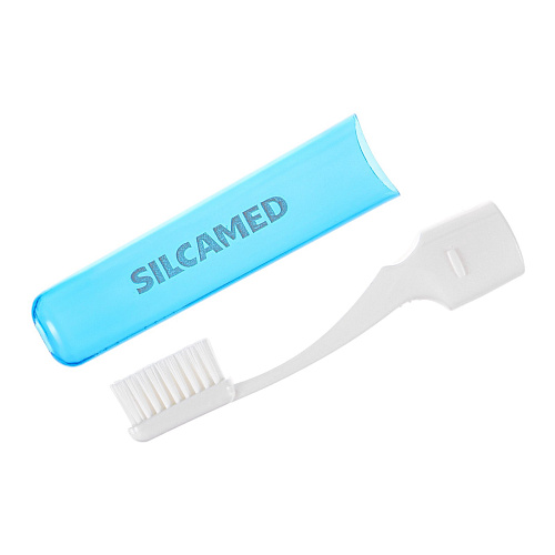 Дорожный набор: зубная паста Silcamed family, 30 г + зубная щётка Silcamed