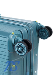Чемодан Mironpan Y Бирюзовый M
