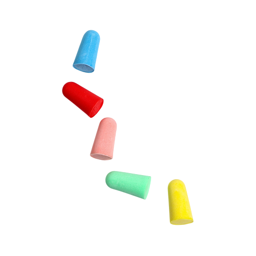 Беруши для путешествий разноцветные