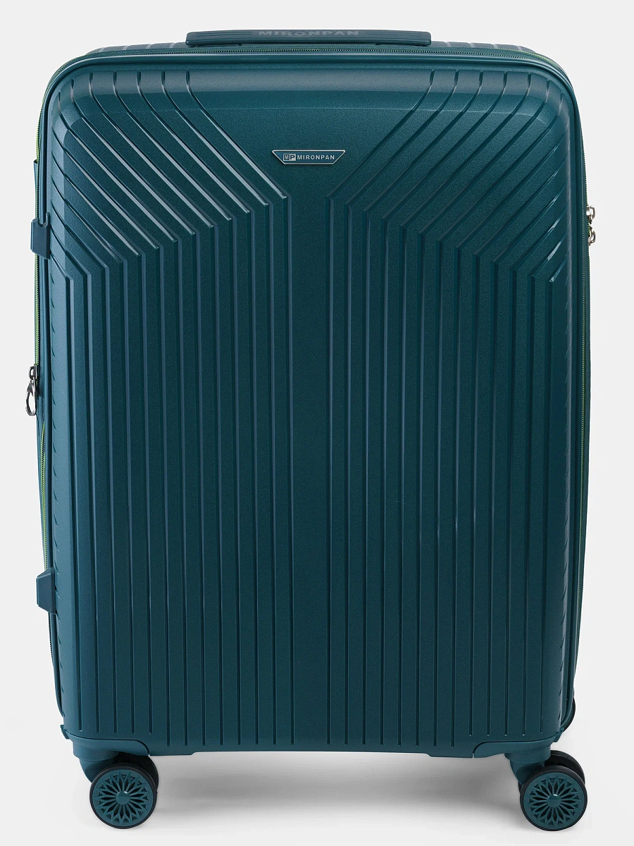Чемодан Mironpan Y Темно-зеленый M