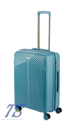 Чемодан Mironpan Y Бирюзовый M