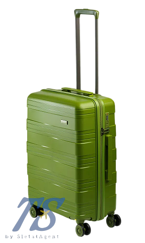 Чемодан Mironpan W Зеленый M