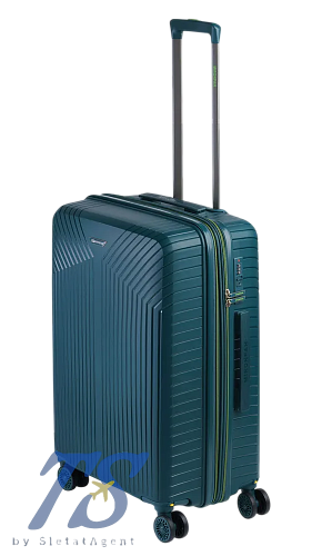 Чемодан Mironpan Y Темно-зеленый M