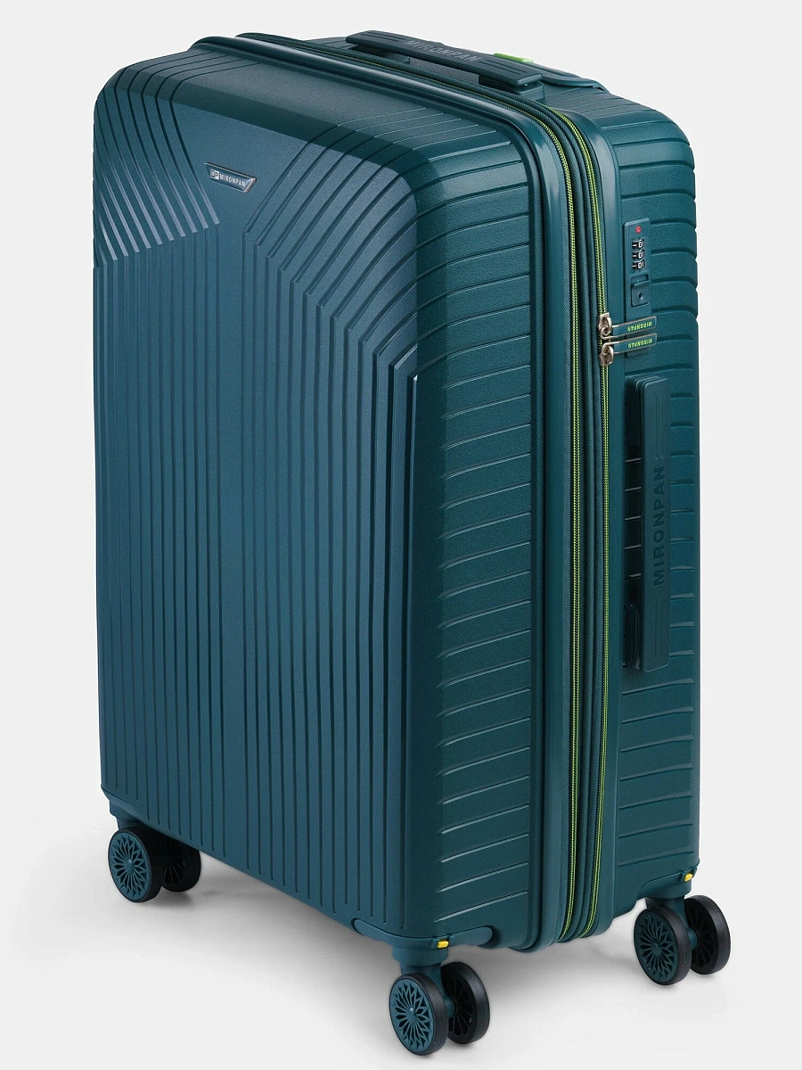 Чемодан Mironpan Y Темно-зеленый M