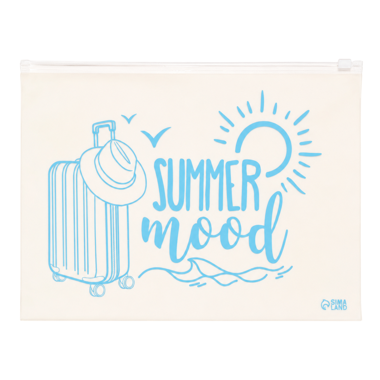 Зип пакет для путешествий Summer mood, 14 мкм, 36×24 см